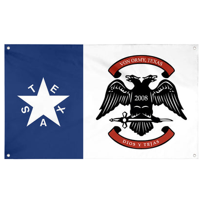 Fyon Von Ormy,Texas Flag Banner
