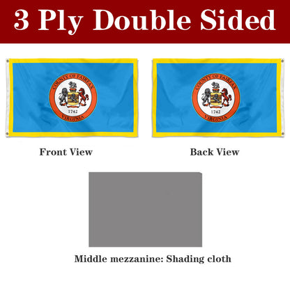 Fyon Fairfax County Flag Banner