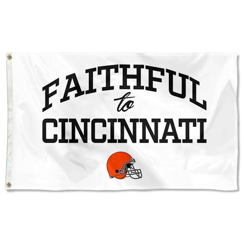 Fyon Faithful to Cincinnati Flag  Indoor and outdoor banner