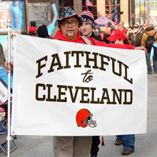 Fyon Faithful to Cleveland Flag  Indoor and outdoor banner