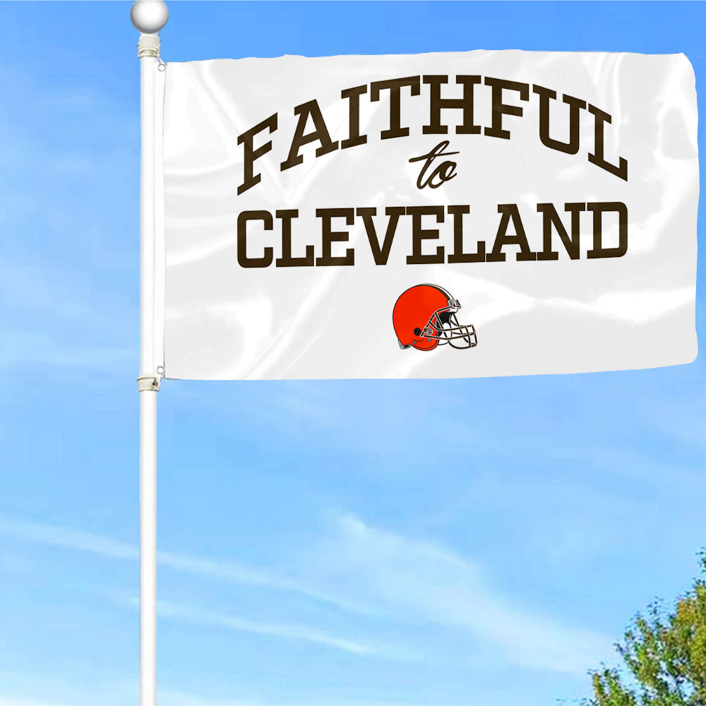 Fyon Faithful to Cleveland Flag  Indoor and outdoor banner