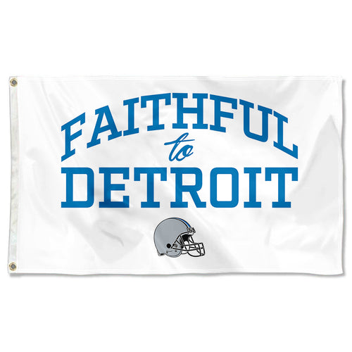 Fyon Faithful to Detroit Flag  Indoor and outdoor banner