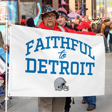 Fyon Faithful to Detroit Flag  Indoor and outdoor banner