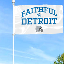 Fyon Faithful to Detroit Flag  Indoor and outdoor banner