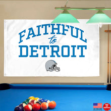 Fyon Faithful to Detroit Flag  Indoor and outdoor banner