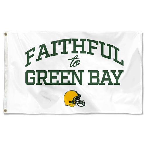 Fyon Faithful to Green Bay Flag  Indoor and outdoor banner