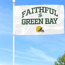 Fyon Faithful to Green Bay Flag  Indoor and outdoor banner