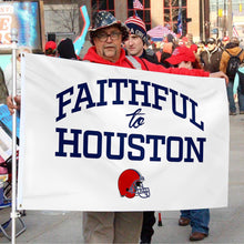 Fyon Faithful to Houston Flag Indoor and outdoor banner