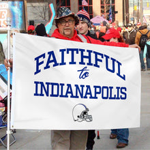 Fyon Faithful to Indianapolis Flag Indoor and outdoor banner