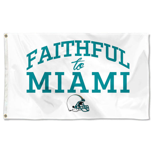 Fyon Faithful to Miami Flag  Indoor and outdoor banner