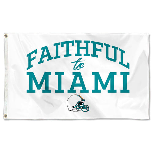 Fyon Faithful to Miami Flag  Indoor and outdoor banner