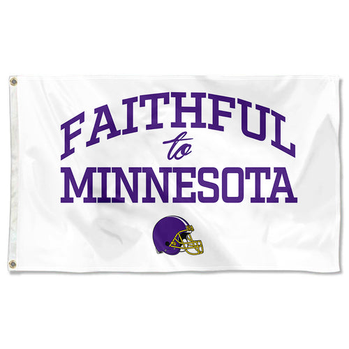 Fyon Faithful to Minnesota Flag Indoor and outdoor banner