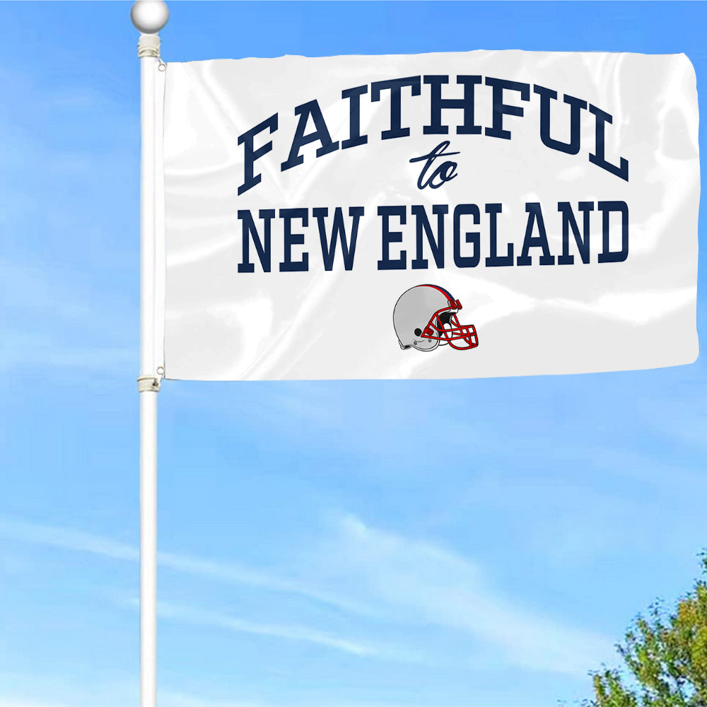 Fyon Faithful to New England Flag Indoor and outdoor banner