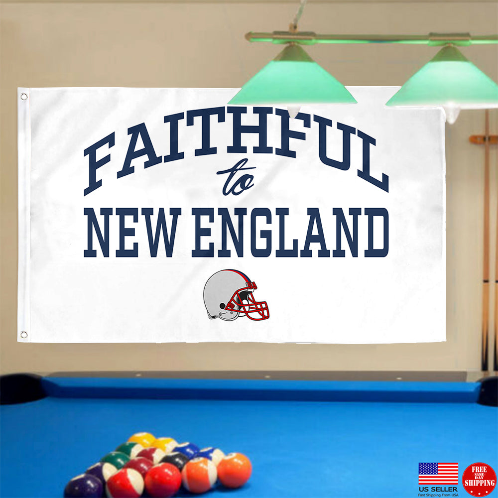 Fyon Faithful to New England Flag Indoor and outdoor banner