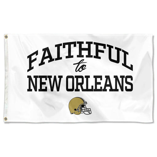 Fyon Faithful to New Orleans Flag Indoor and outdoor banner
