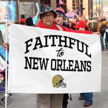 Fyon Faithful to New Orleans Flag Indoor and outdoor banner