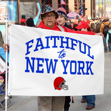 Fyon Faithful to New York Flag Indoor and outdoor banner