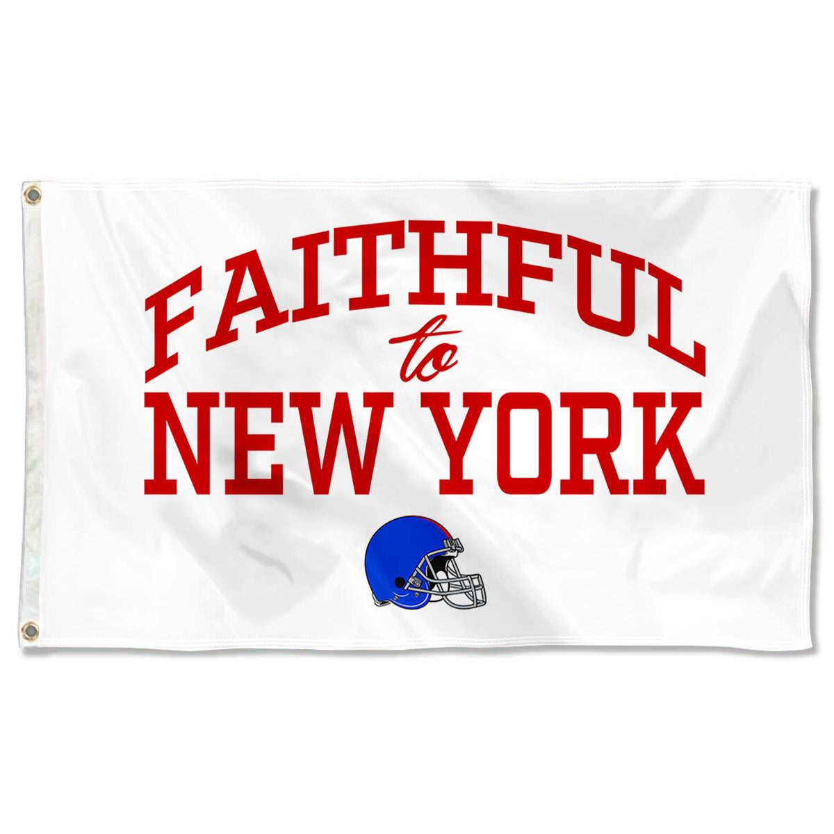 Fyon Faithful to New York Flag Red Indoor and outdoor banner