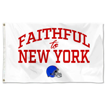Fyon Faithful to New York Flag Red Indoor and outdoor banner
