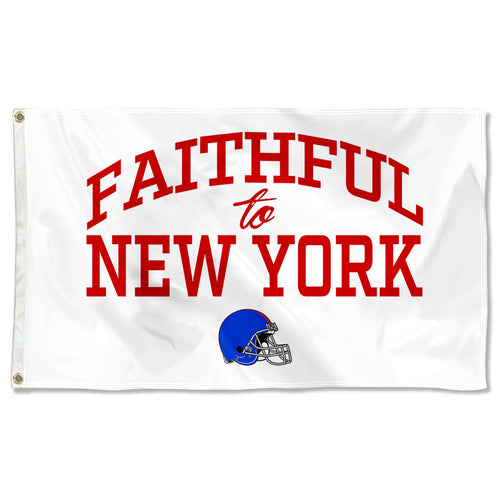 Fyon Faithful to New York Flag Red Indoor and outdoor banner