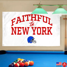 Fyon Faithful to New York Flag Red Indoor and outdoor banner