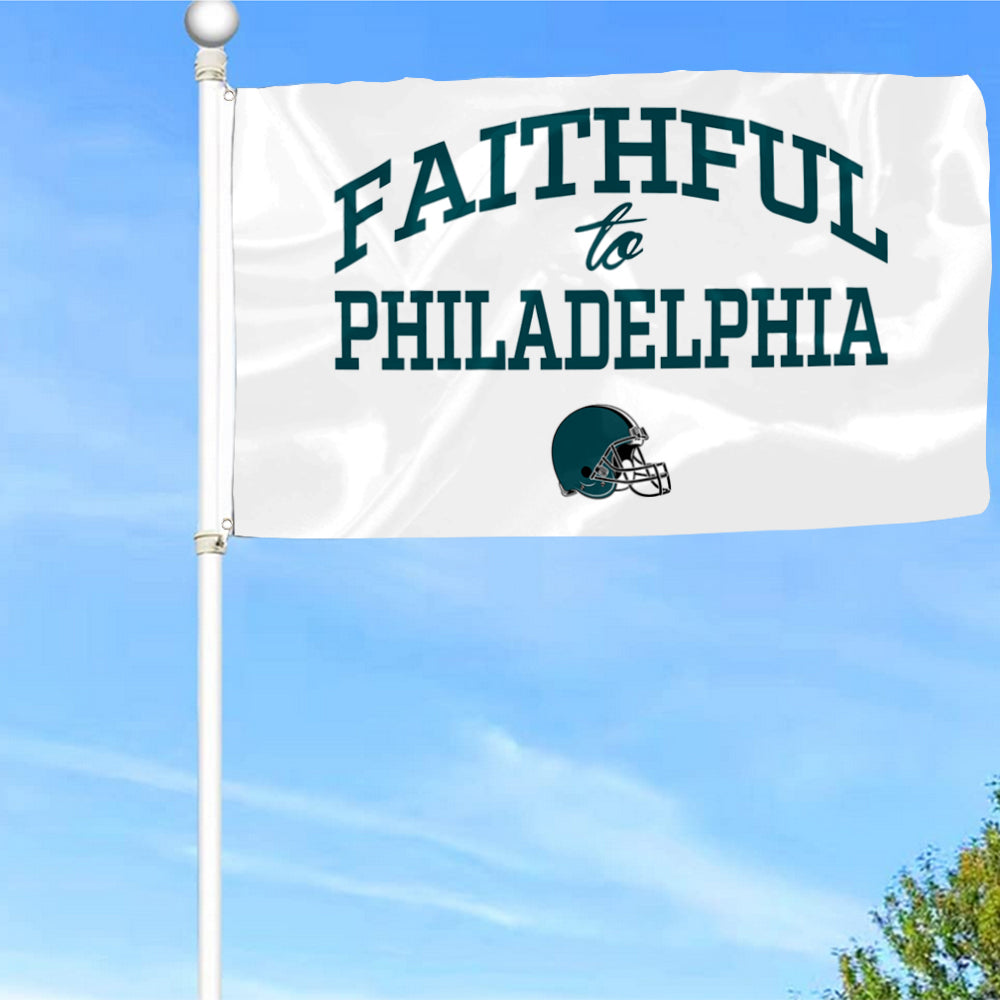 Fyon Faithful to Philadelphia Flag Indoor and outdoor banner