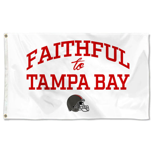 Fyon Faithful to Tampa Bay Flag Indoor and outdoor banner