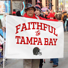 Fyon Faithful to Tampa Bay Flag Indoor and outdoor banner