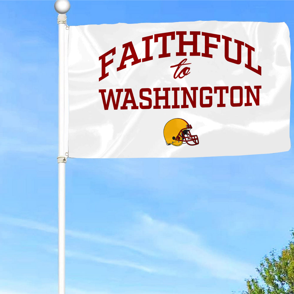 Fyon Faithful to Washington Flag  Indoor and outdoor banner