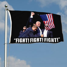 Fyon Fight Fight Fight Trump 2024 Flag Indoor and Outdoor Banner