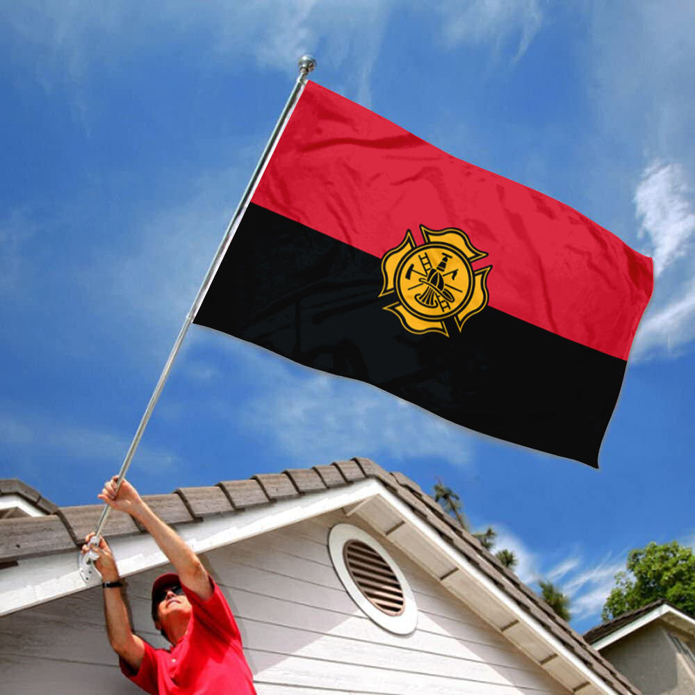 Fyon Fireman Rememberance Flag Banner