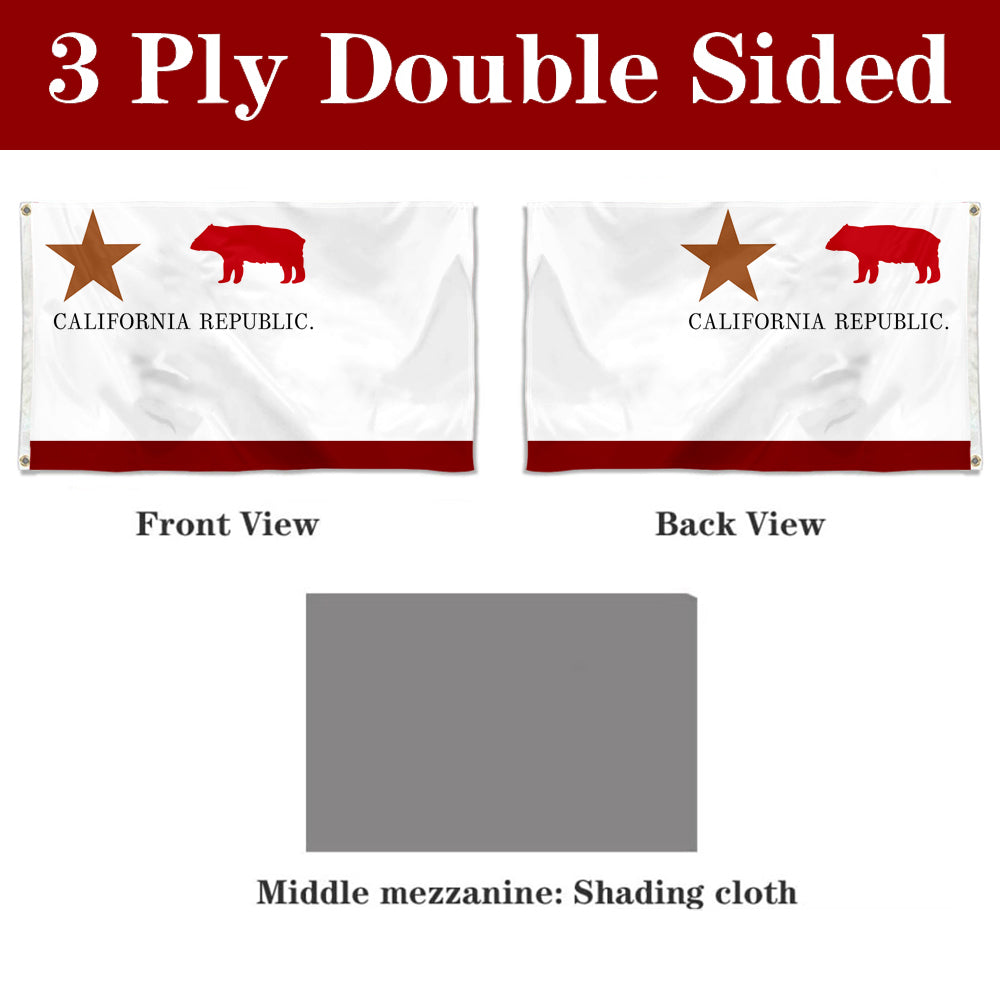 Fyon First Bear of California (1846) Flag Banner