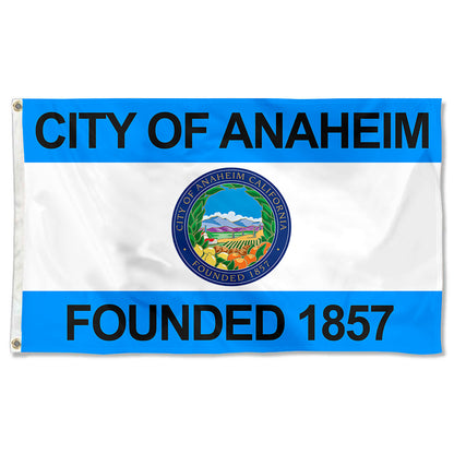 Fyon Anaheim, California Flag Banner (1967–2018, 2019–present)