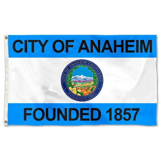 Fyon Anaheim, California Flag Banner (1967–2018, 2019–present)