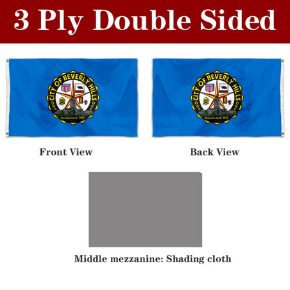 Fyon Beverly Hills, California Flag Banner