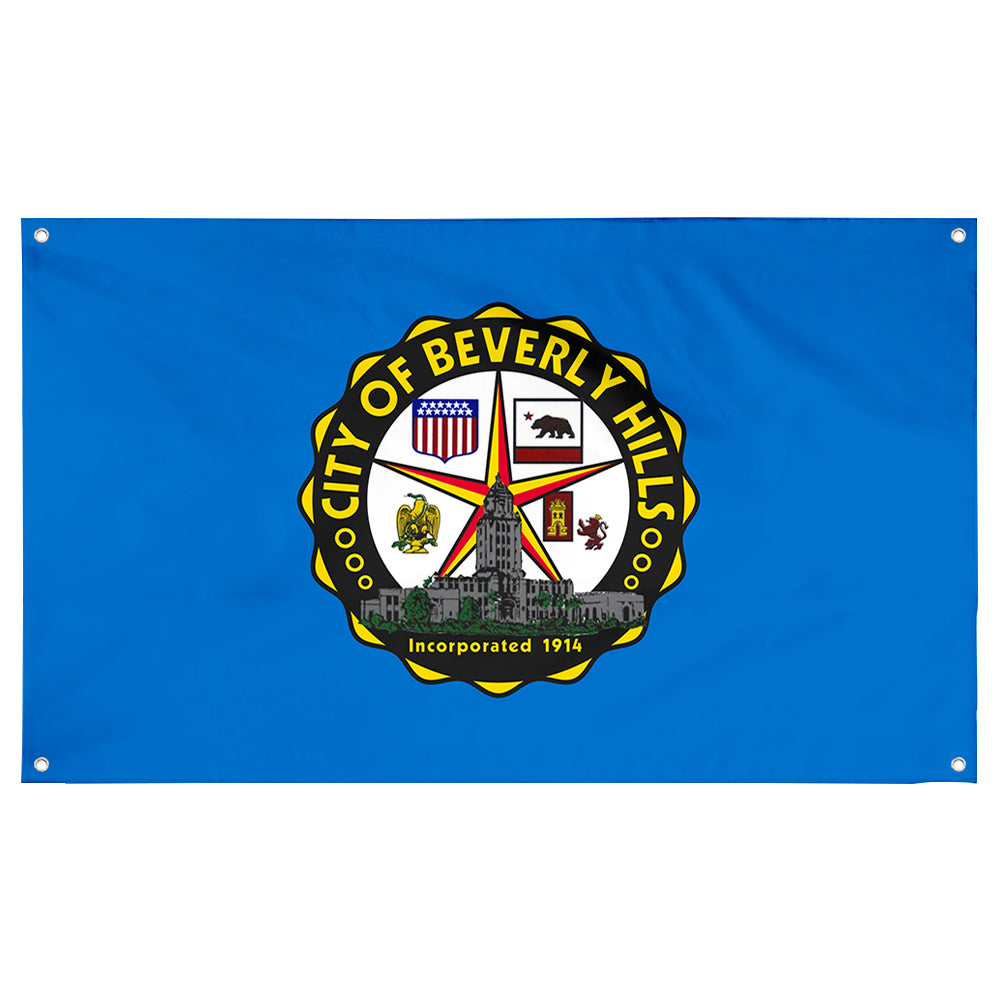 Fyon Beverly Hills, California Flag Banner