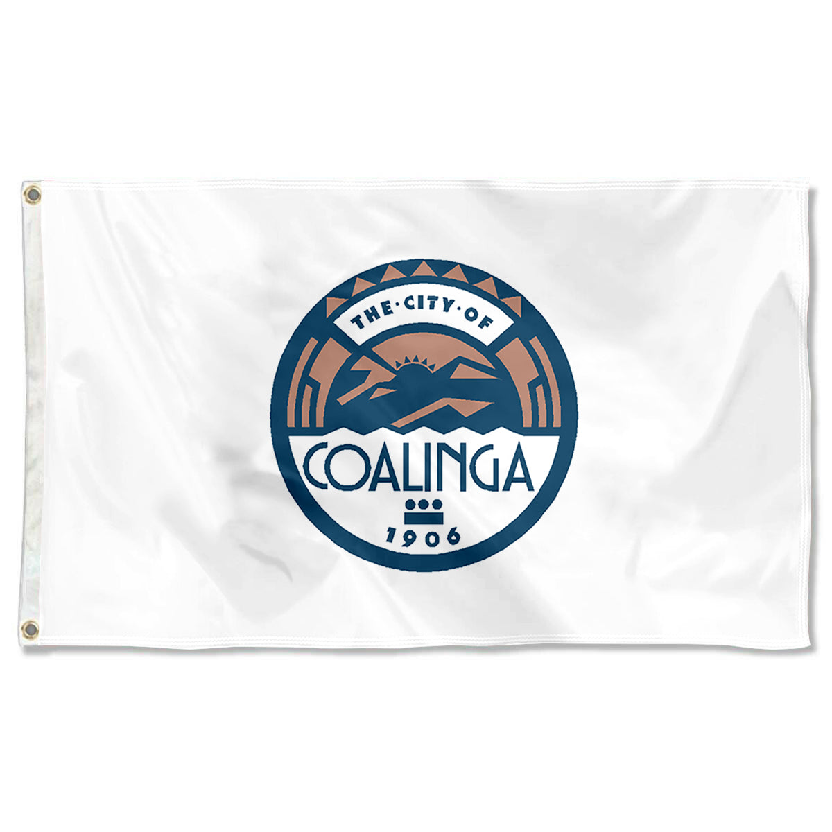 Fyon Coalinga, California Flag Banner
