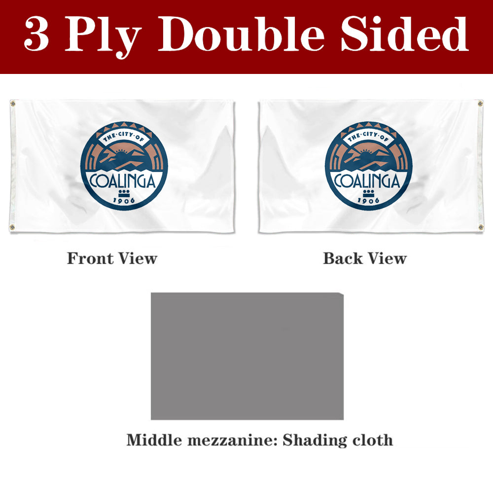 Fyon Coalinga, California Flag Banner