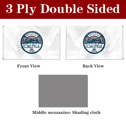 Fyon Coalinga, California Flag Banner