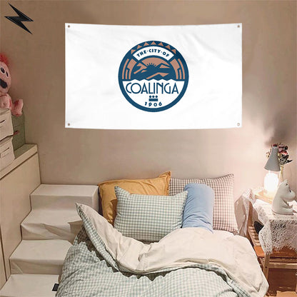 Fyon Coalinga, California Flag Banner