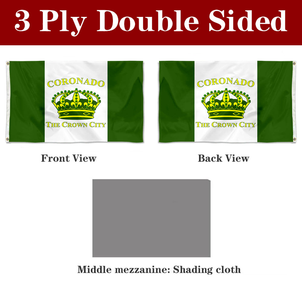 Fyon Coronado, California Flag Banner