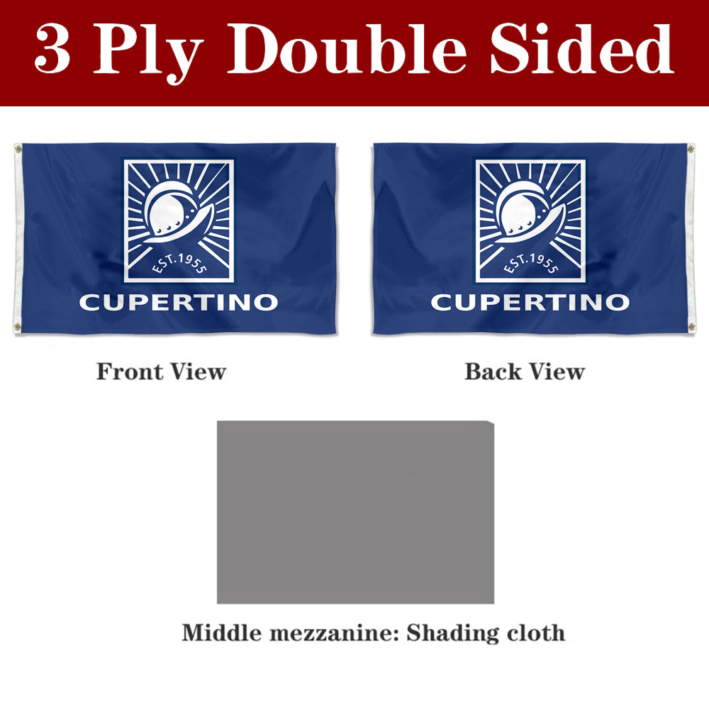 Fyon Cupertino, California Flag Banner