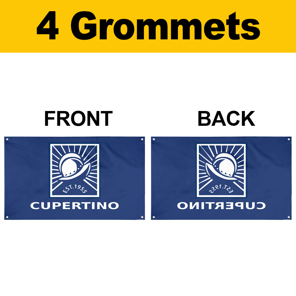 Fyon Cupertino, California Flag Banner