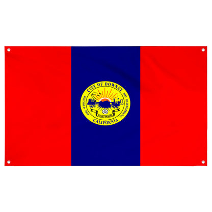 Fyon Downey, California Flag Banner