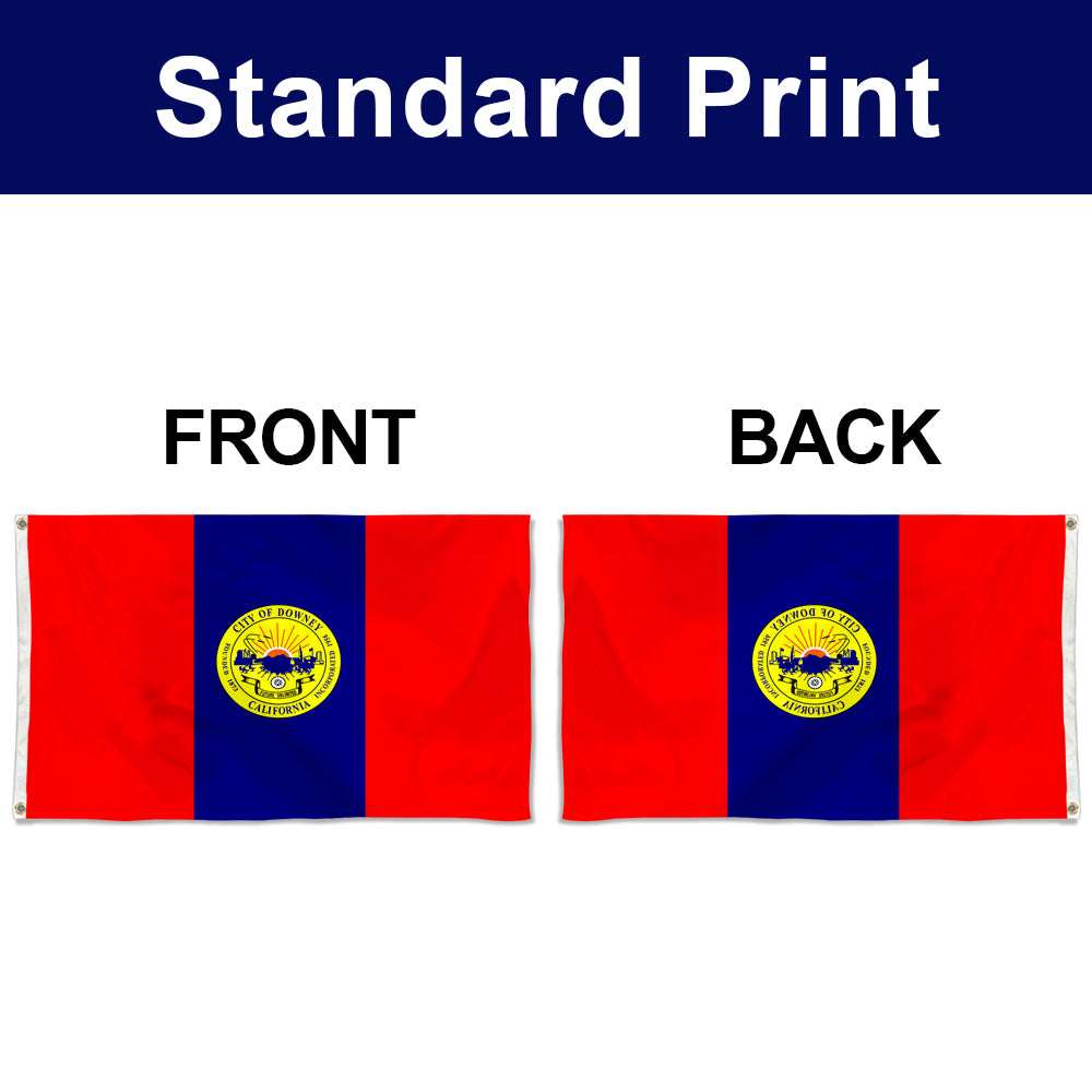 Fyon Downey, California Flag Banner