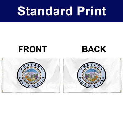 Fyon Fontana, California Flag Banner