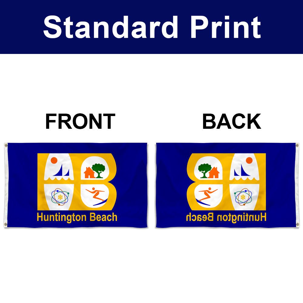 Fyon Huntington Beach, California Flag Banner