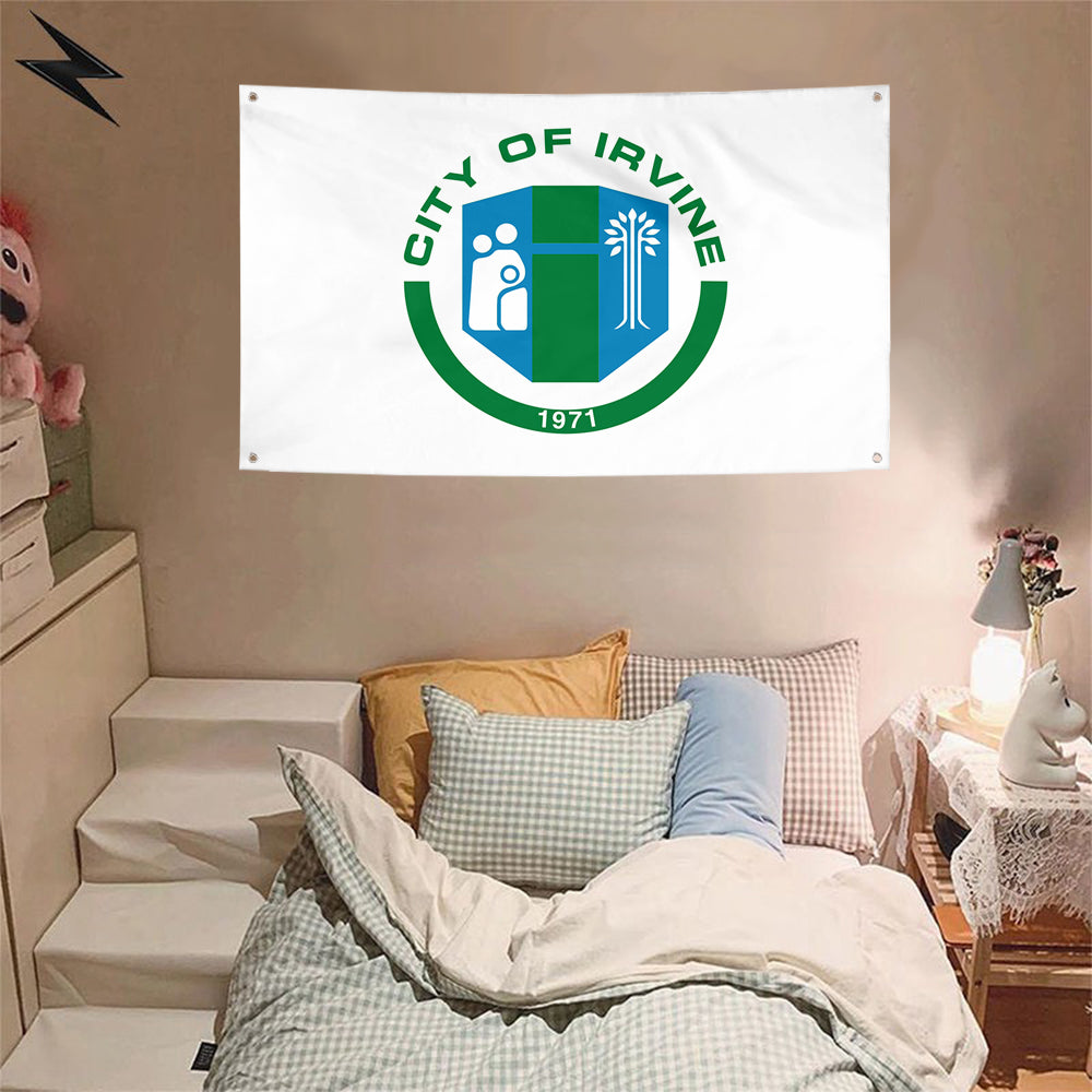 Fyon Irvine, California Flag Banner