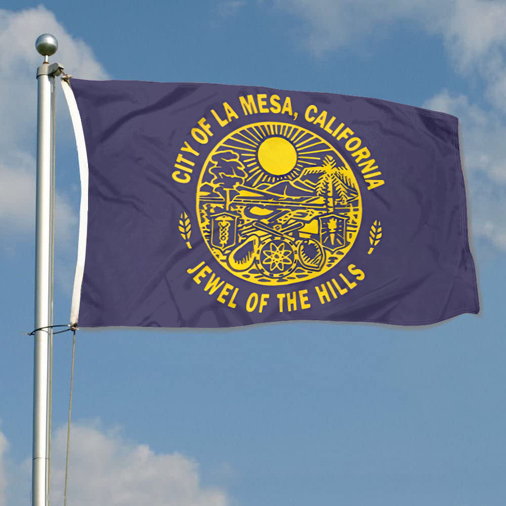 Fyon La Mesa, California Flag Banner