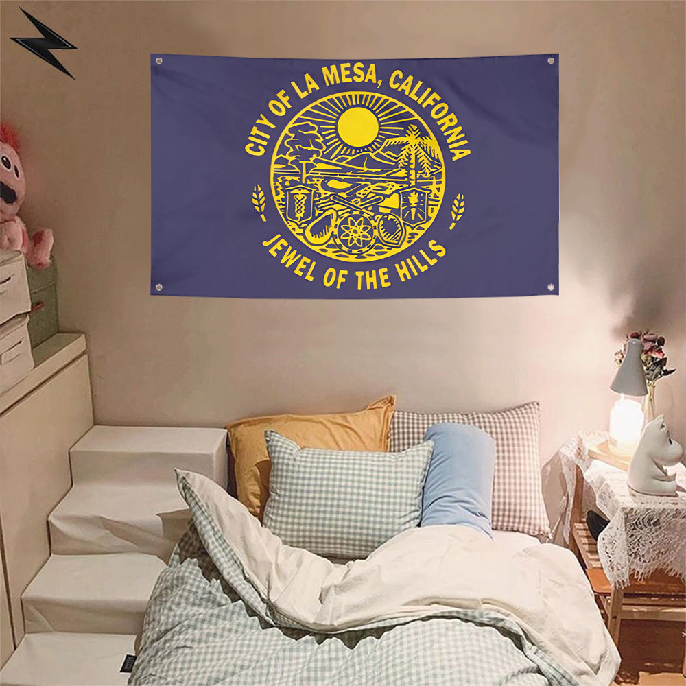 Fyon La Mesa, California Flag Banner